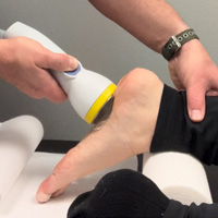 Chiropractor Bismarck ND Chris Schwab Shockwave Therapy Foot Condition LP