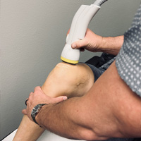 Chiropractor Bismarck ND Chris Schwab Shockwave Therapy Knee Condition LP