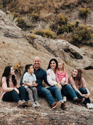 Chiropractor Bismarck ND Christopher Schwab With Family